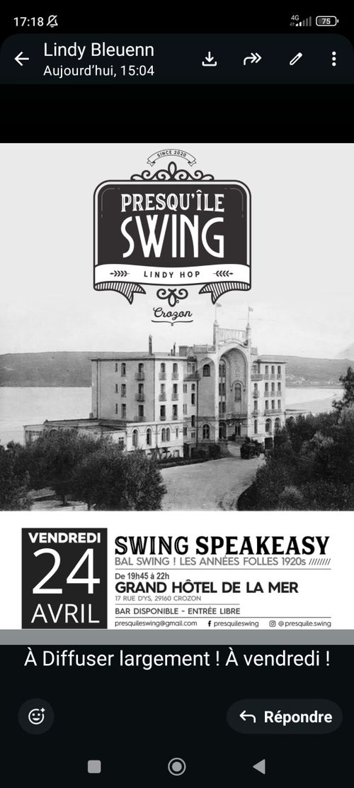 Swing au Grand hôtel de la mer 